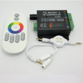 Music 2 Controller LED RGB Controller RF Remote DC12-24V