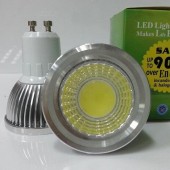 New COB 6W GU10 Dimmable LED Spotlights 120 Angle Led Lamp 5Pcs